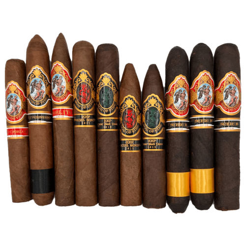 Arturo Fuente God Of Fire KKP Never Back Down10 Cigar Assortment