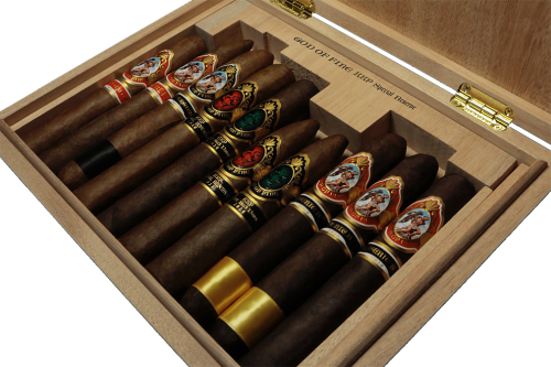 Arturo Fuente God Of Fire KKP Never Back Down10 Cigar Assortment